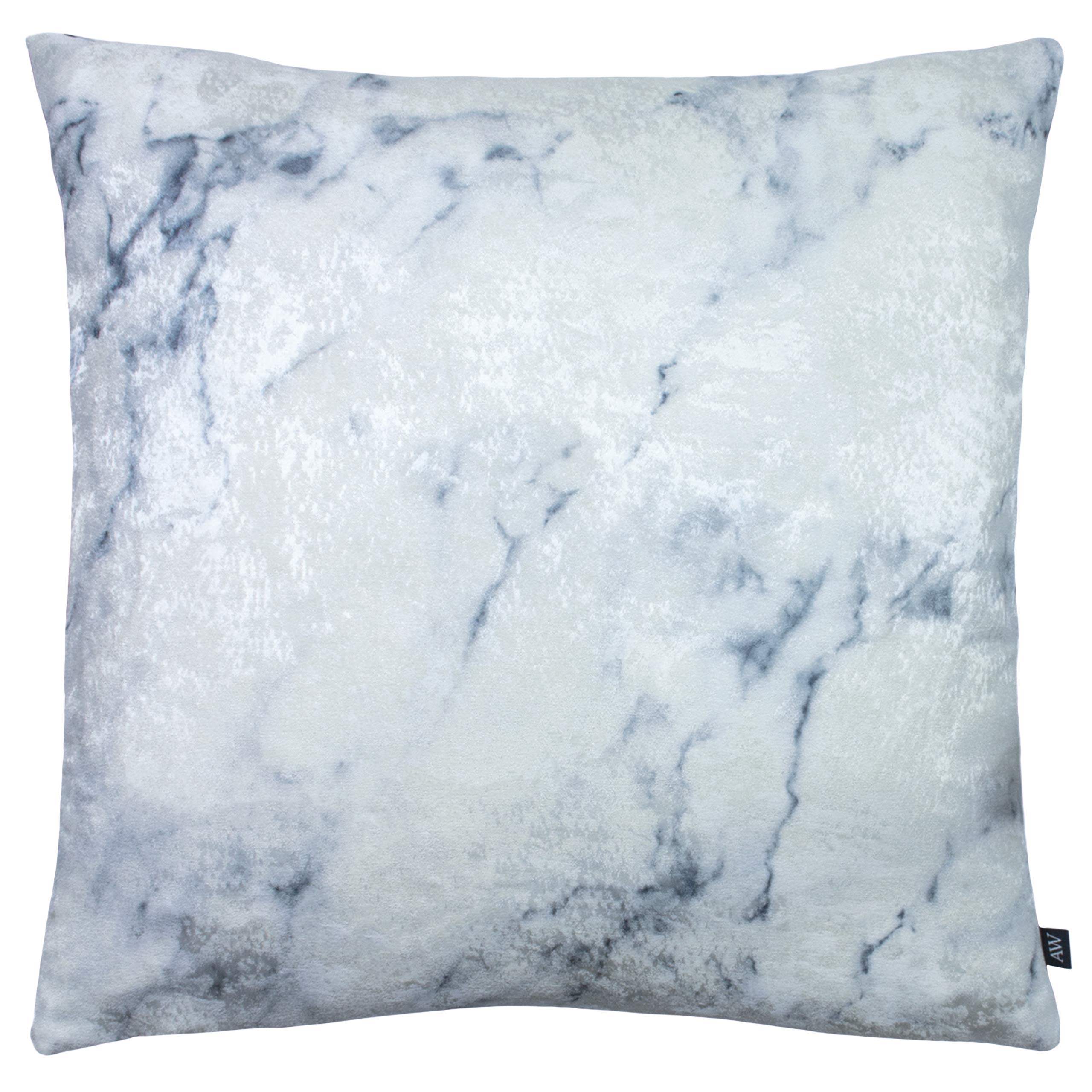 Ashley Wilde Cinnabar Polyester Filled Cushion, Viscose, Linen, Ink/Royal