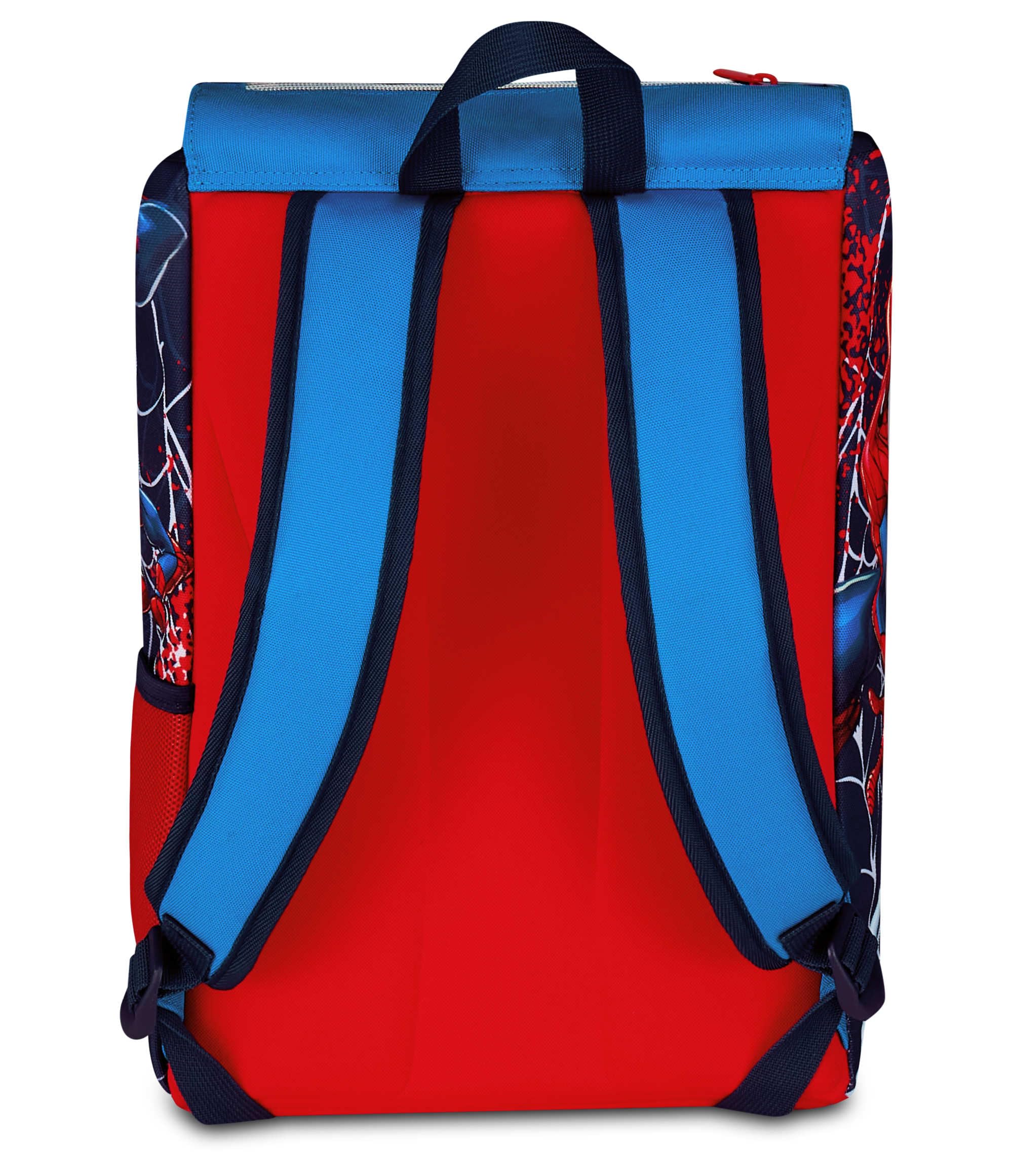 Seven Spiderman Zaino Doppio Scomparto Estensibile, Blu, Maxi Capienza, Schienale Preformato, Bambino, Scuola Elementare