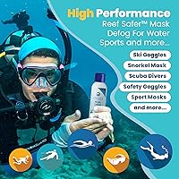 Vista 3 de STREAM 2 SEA Reef Safe Anti-Fog Spray for Swim Goggles, Snorkel, Scuba & Ski Masks – Defogger for Diving, Snorkeling – 2Fl Oz