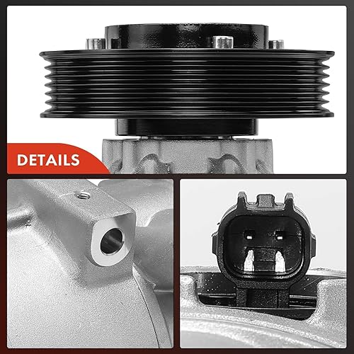 Miniatura 8 de A-Premium Compresor de aire acondicionado con embrague compatible con Kia Sportage 2.0L 2.4L 2017