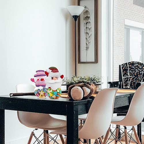 Miniatura 2 de ibasenice 15 piezas de decoraciones de galletas de Navidad, estilo fiesta, regalo de vacaciones, bocadillo de galletas de corazón, bolsa de dibujos