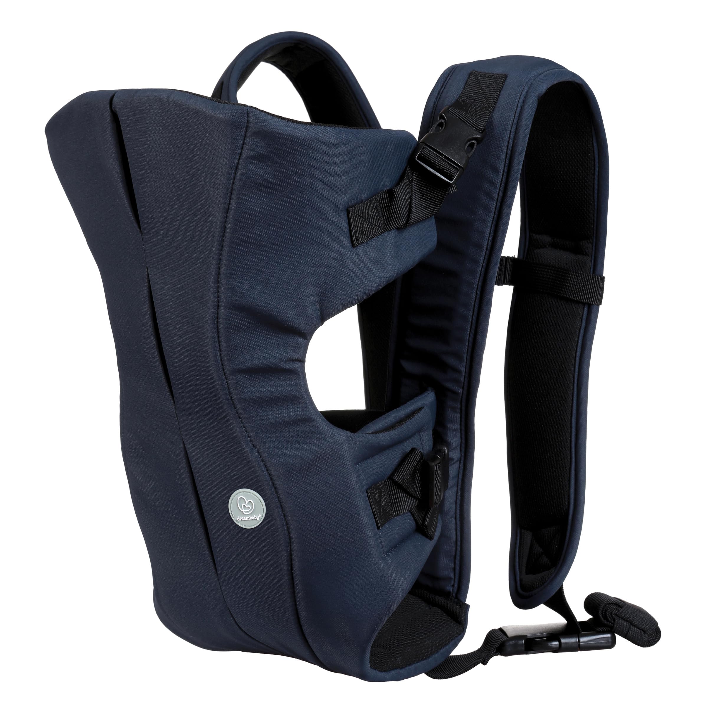 Dreambaby On-The-Move 3-in-1 Baby Carrier, Facing in, Facing Out, Backpack Carry -Lightweight