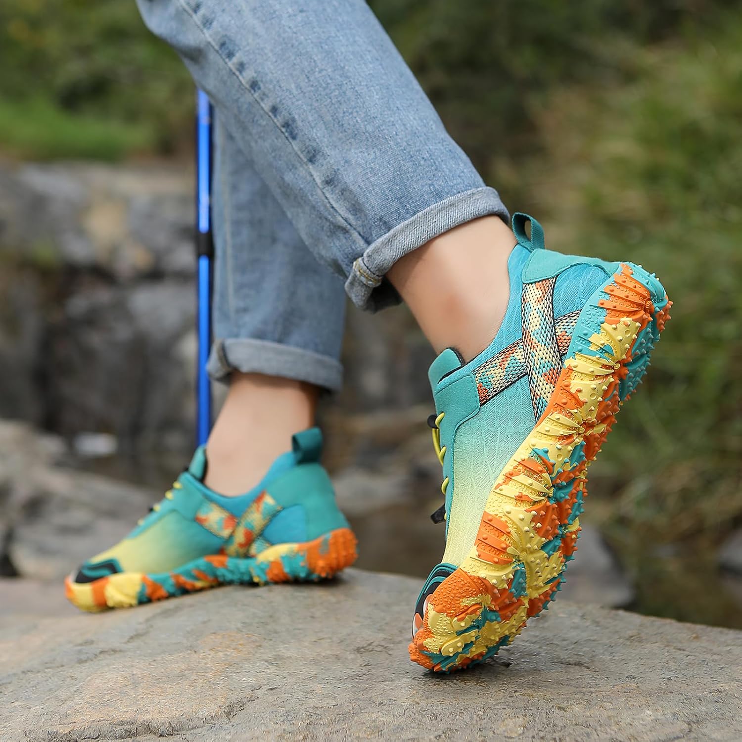 Water Shoes for Women Men Athletic Slip-on Quick Dry Aqua Swim Shoes Quick Dry Barefoot Walking Boating Surfing Hiking Barefoot - Image 4