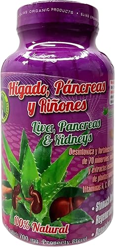 Miniatura 1 de Elias Organic Products Apoye el hígado, el páncreas y Los riñones saludables con ingredientes herbales naturales. (2)