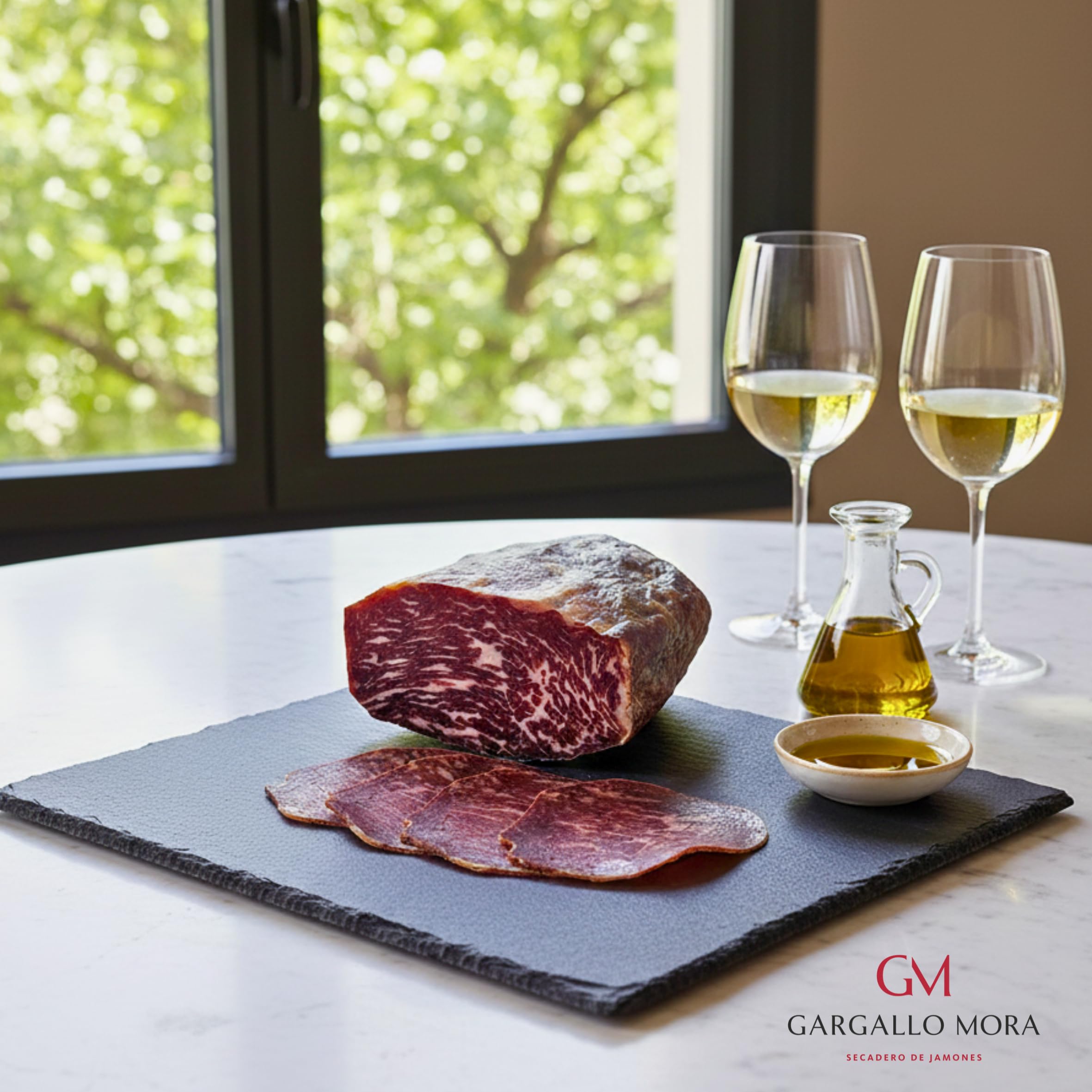 Cecina de Black Angus loncheada premium 6 x 80 gramos - taco de queso curado y rosquilletas picos de pan - cecina con maduración lenta y natural con sal marina - cesta gourmet