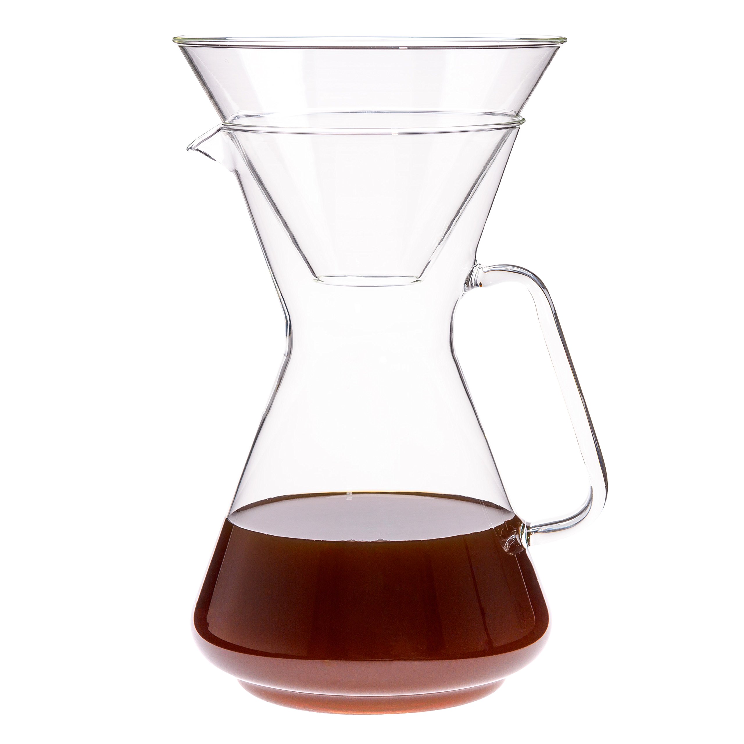 Trendglas Jena Kaffeebereiter BRASIL für 8 Tassen mit Glas-Filterhalter, 1,2 Liter