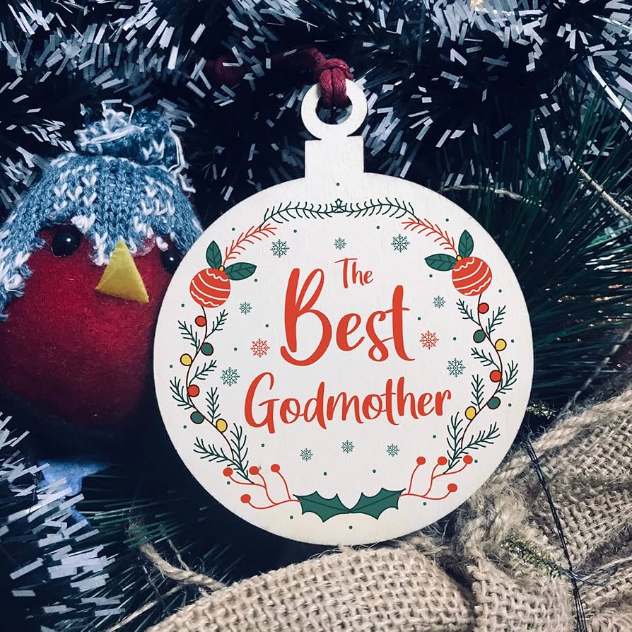 Godmother christmas bauble Clearance