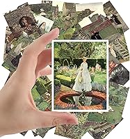 Vista 1 de Calcomanías grandes (24 piezas de 2.5 x 3.5 pulgadas) escenas de vida victoriana ilustración de revista vintage