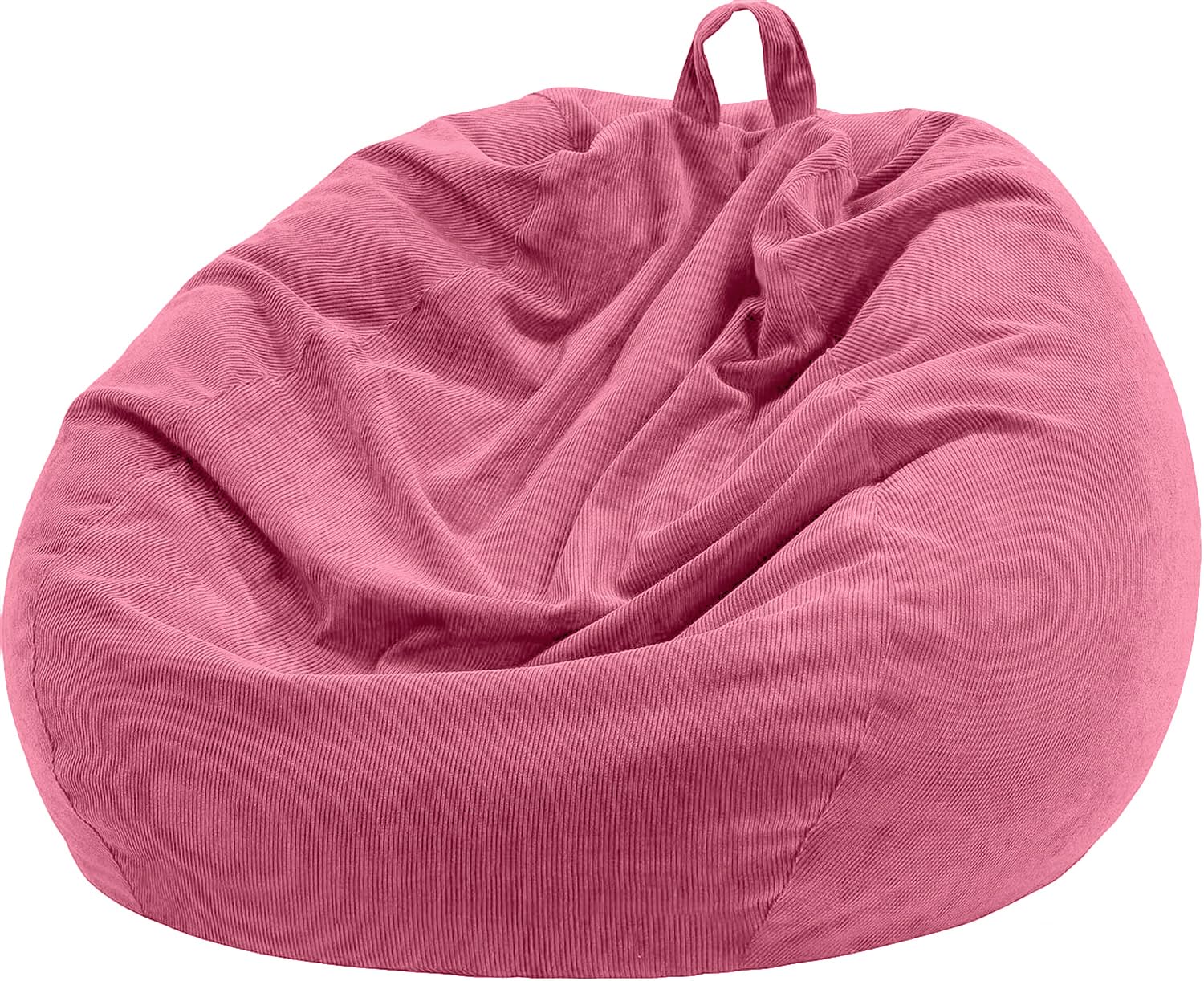 Nobildonna 3 ft Bean Bag Chair Cover (No Filler) for Adults and Kids 300L Extra Large Stuffed Animal Storage Bean Bag Washable Soft Premium Corduroy Stuffable Bean Bag Cover
