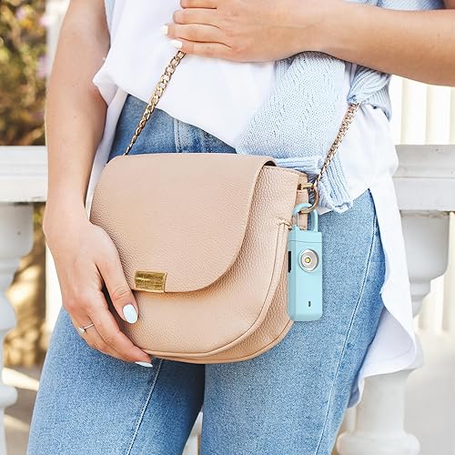 Miniatura 7 de Alarma personal recargable para mujeres, paquete de 2 regalos de cumpleaños de Navidad para mujeres, hijas, estudiantes universitarios,