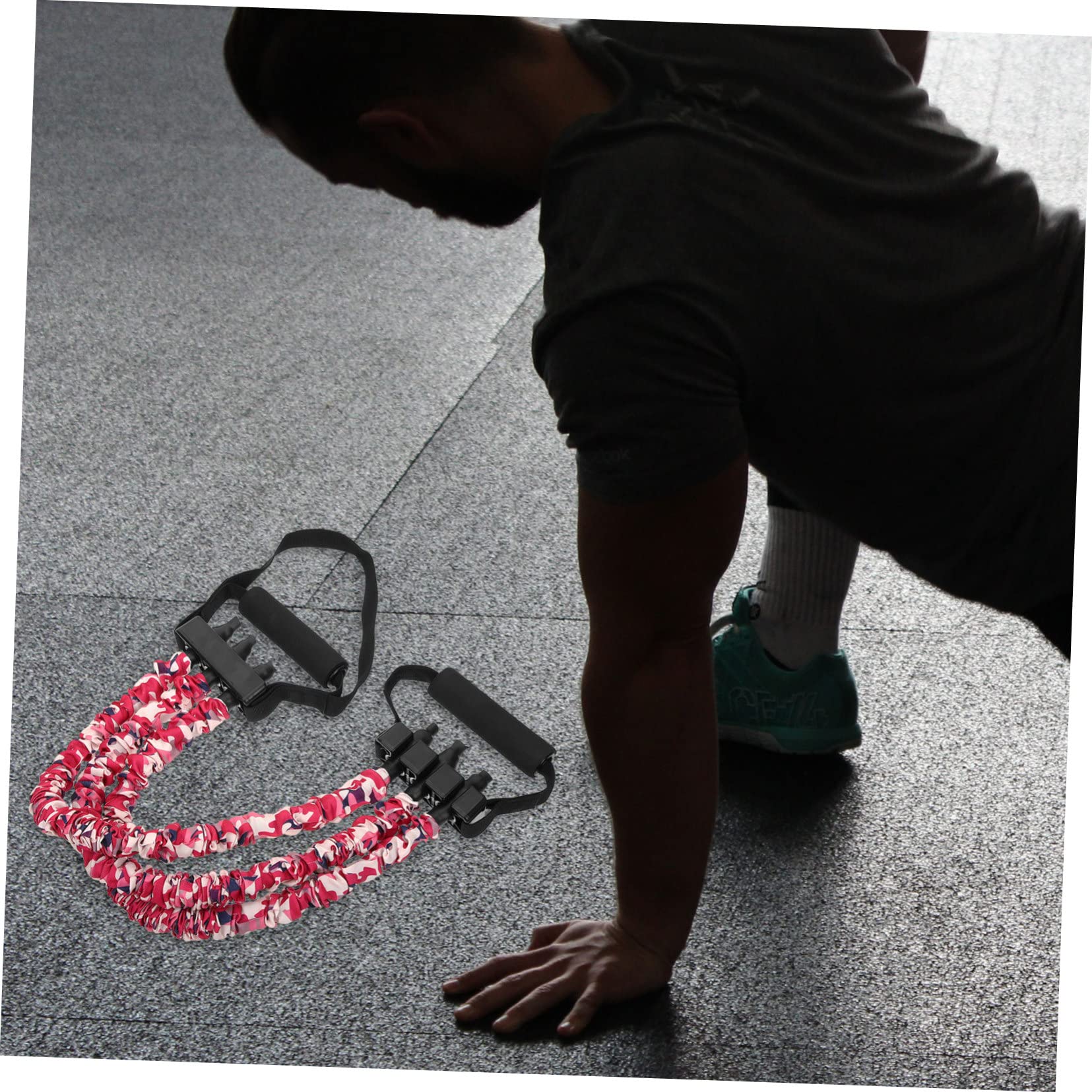 Yardwe Fascia Elastica per Il Fitness Attrezzature per Esercizi Sit Up per Cosce Attrezzature per Addominali Macchine per Esercizi
