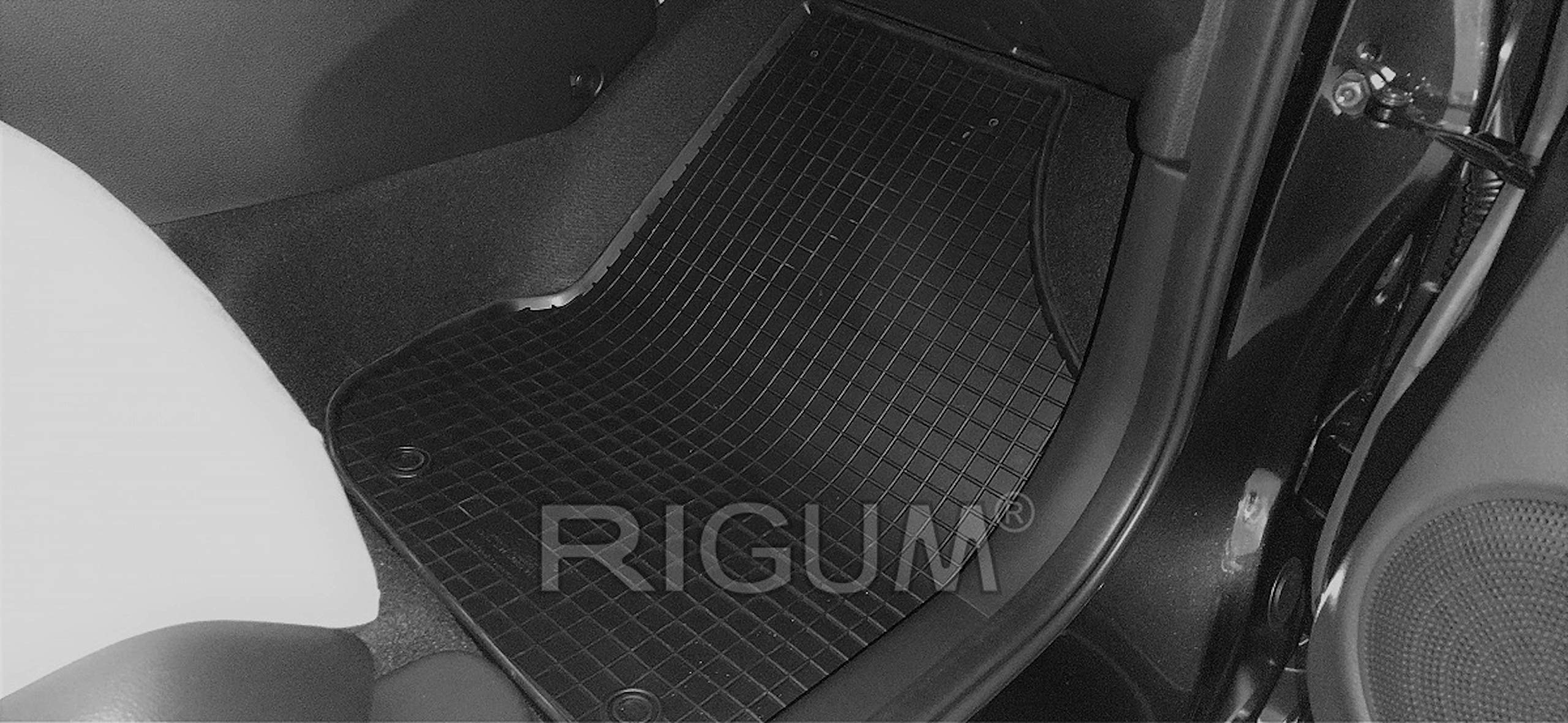 F905090 - Tappetini su Misura per Auto in gomma Antiscivolo Compatibile con Jazz Hybrid dal 2020-, Jazz Crosstar Hybrid dal 2020-