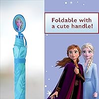 Vista 4 de Disney Paraguas para niños, Frozen/Princesa/Minnie Mouse para niños pequeños y niñas de 3 a 6 años