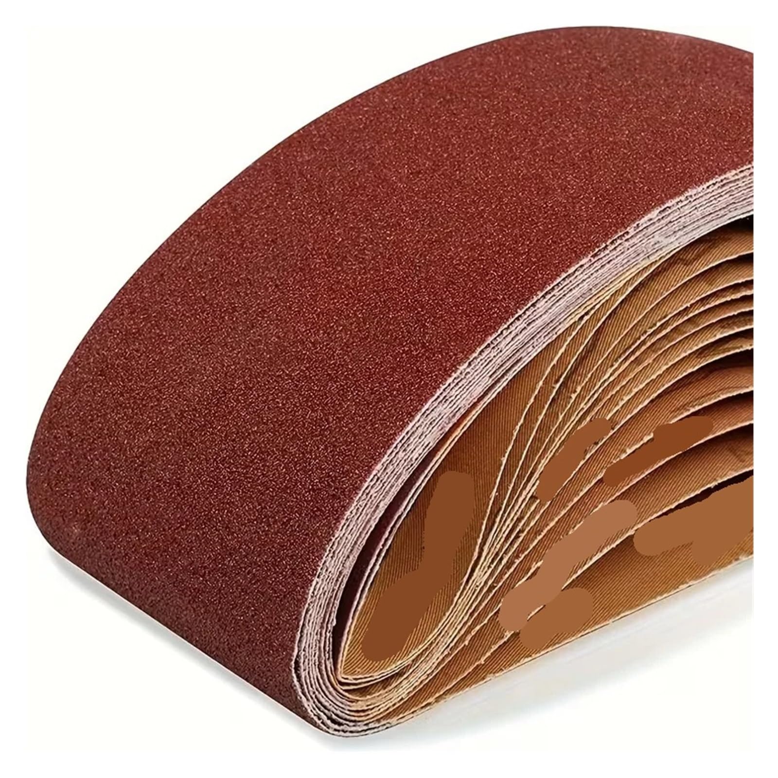 Banda de lijado, compatible con lijadoras banda portátiles, grano 60-400 100x915 mm | 12 bandas abrasivas for rectificar piezas y pulir superficies