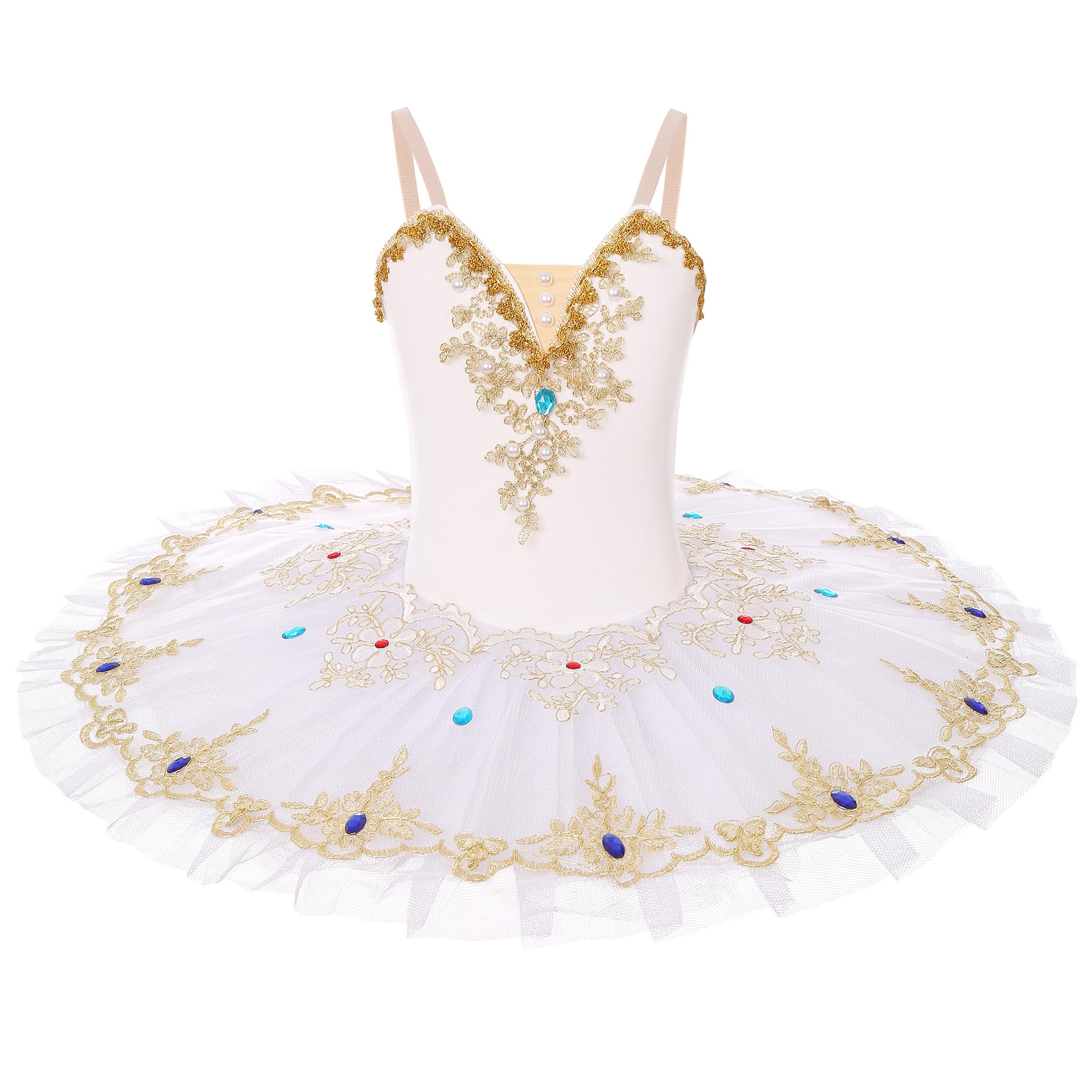 Vestido de Ballet Danza para Niña Mujer Disfraz de Bailarina Cisne Maillot de Ballet Baile