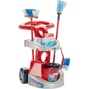 Theo Klein Vileda Broom Trolley Role Toy from 3 Years