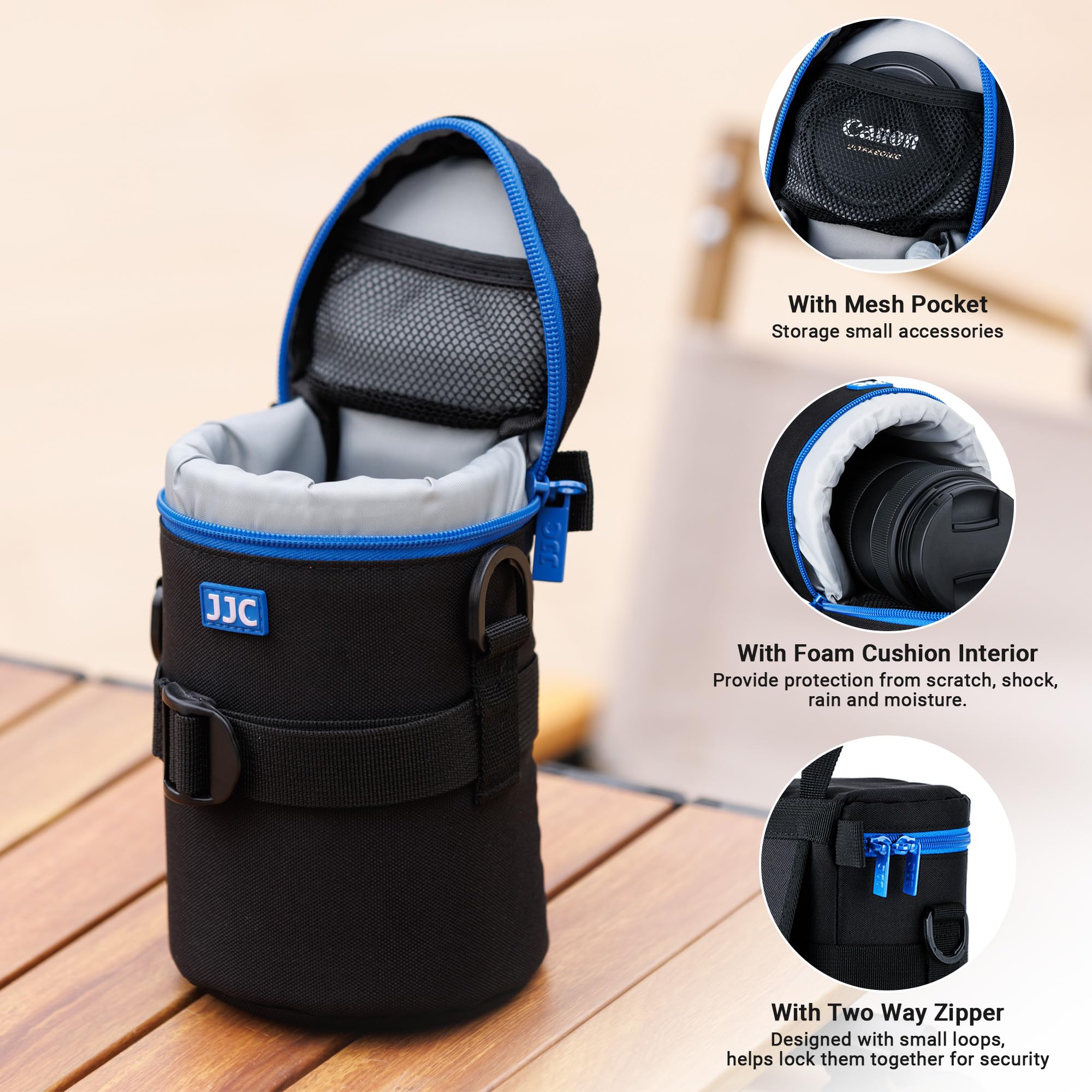 Amazon.com : JJC Professional Camera Lens Bag Case for Sony FE