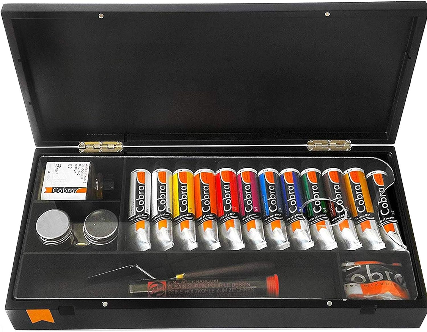 Royal Talens Cobra Artist Water Mixable Oil Art Set in Premium Black