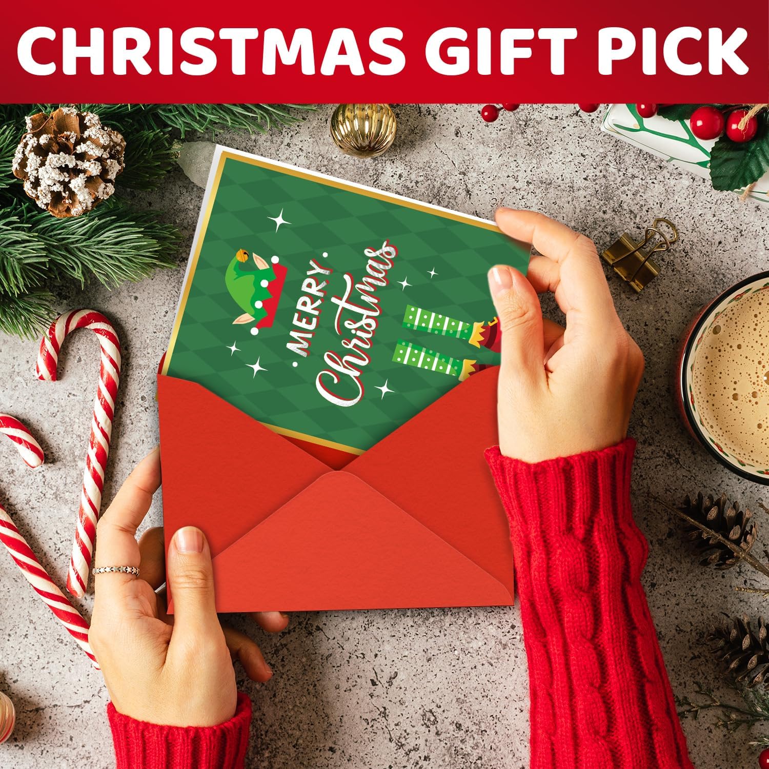 HAPPYPOP Funny Christmas Socks for Kids - Secret Santa Gifts Xmas Stocking for Boys Girls - Image 4