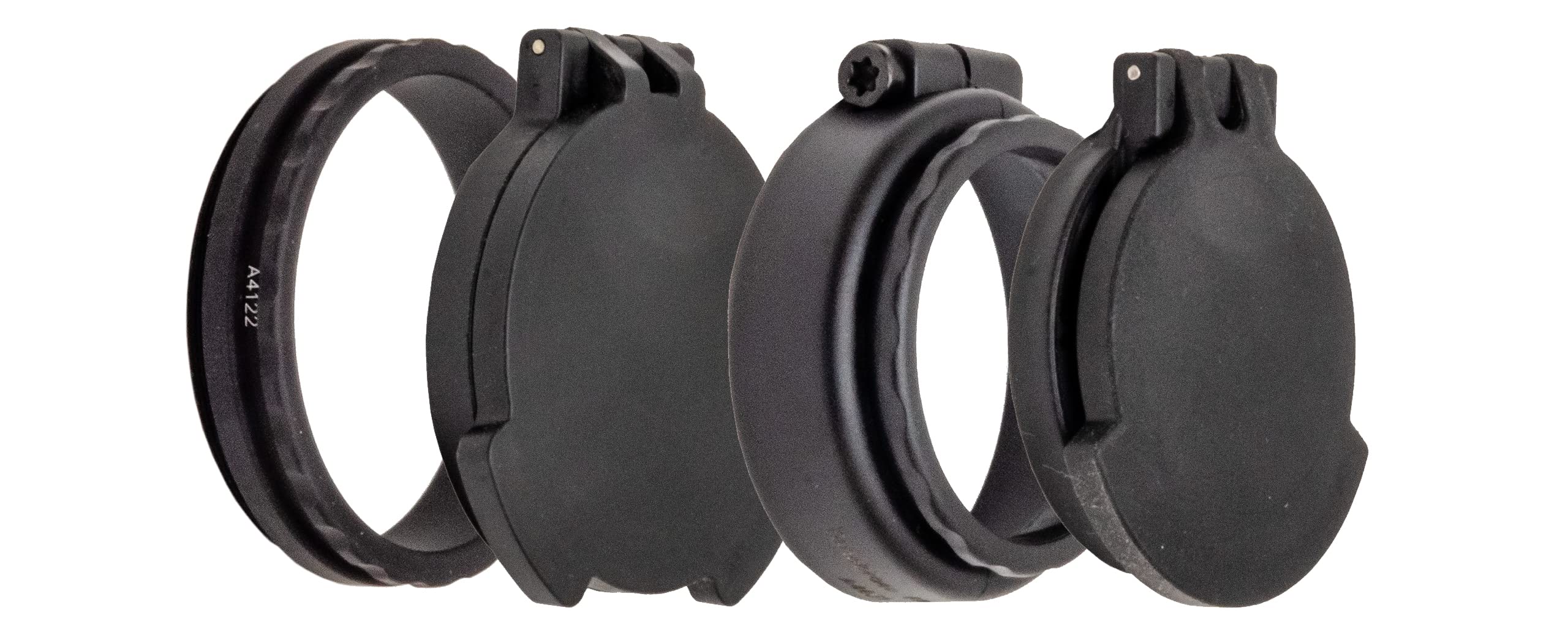 Tenebraex Ocular & Objective Flip Up Scope Cover Kit for Tract Toric UHD 2-10x42 (42KIT-FCRB01)