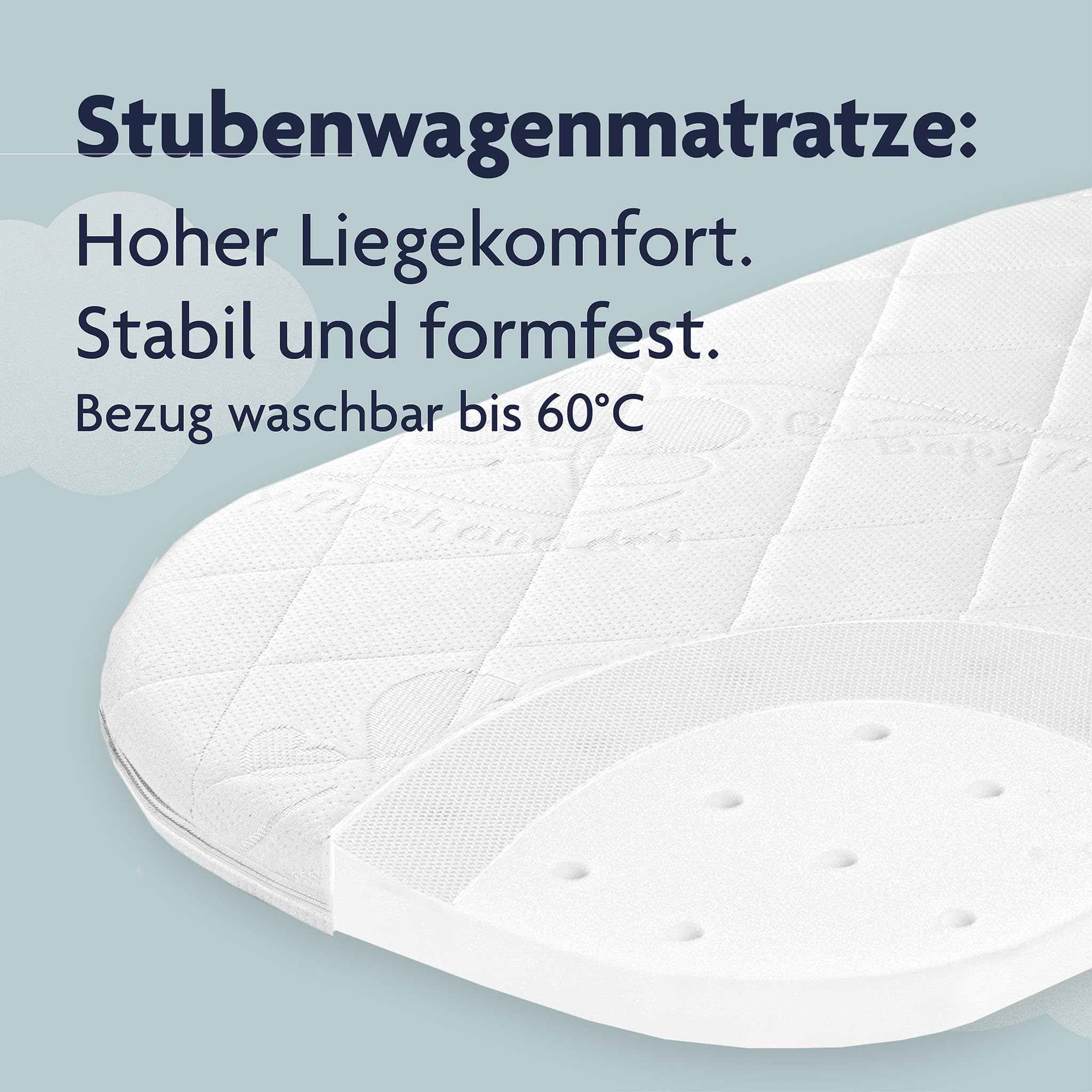 Julius Zöllner Stubenwagenmatratzen-Set Traumfänger Air 70x37 cm, 4-teilig