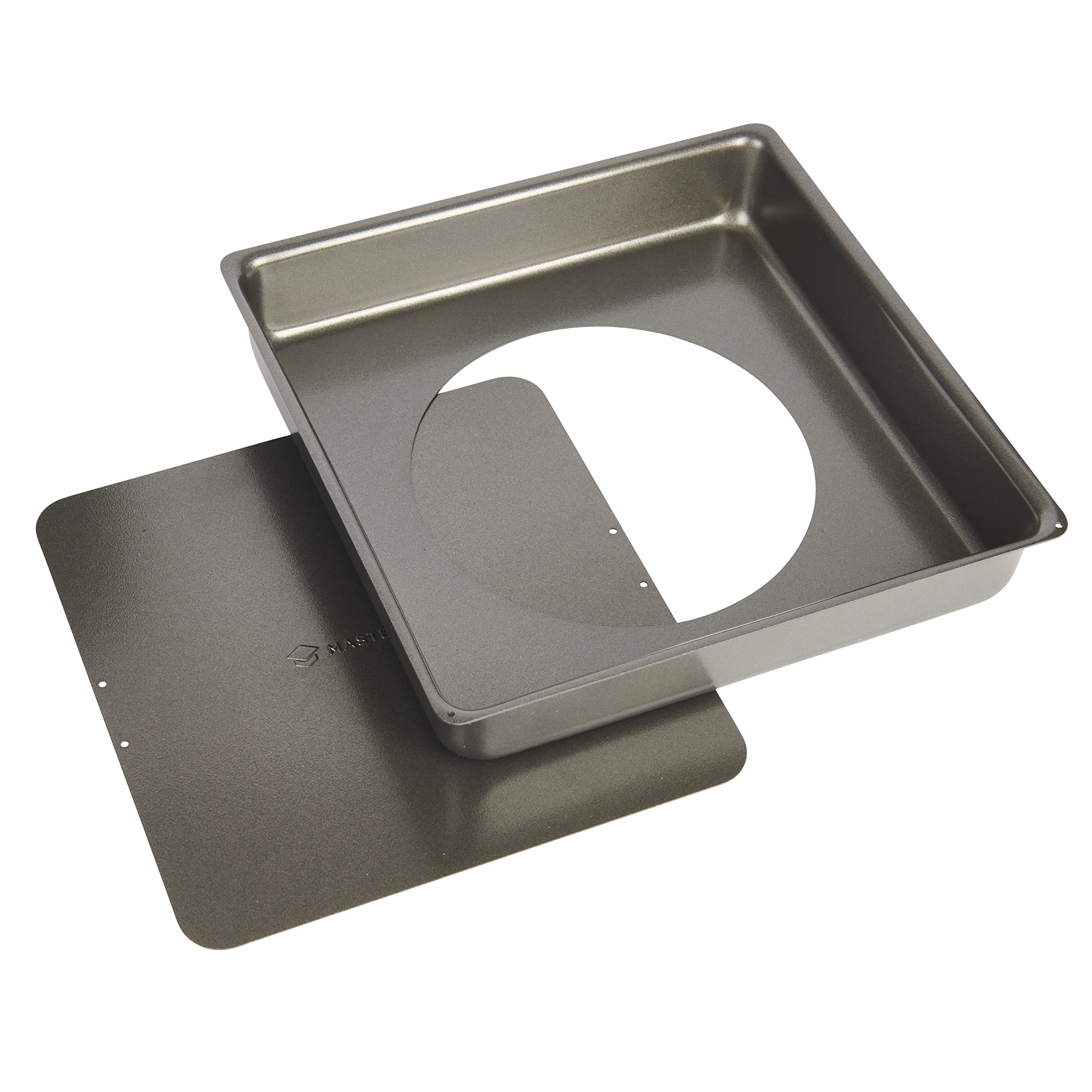 MasterClass Moule à Gâteau Décoratif De 24 Cm, Moule En Fonte D'aluminium Antiadhésif Et Anti-rayures, Moule à Gâteau Décoratif En Forme De Tourbillon, Durable Et Léger, Gris