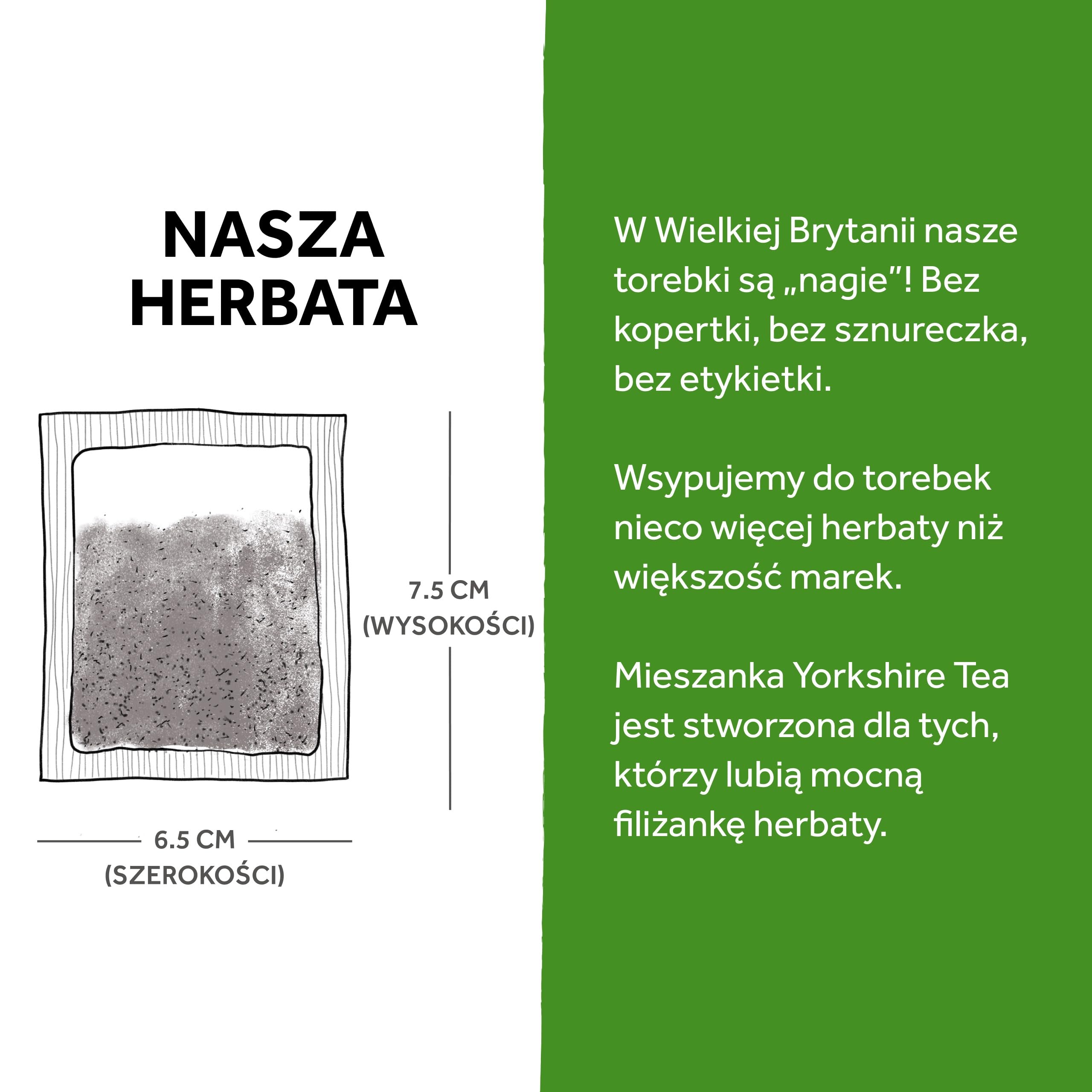 Yorkshire Tea do Twardej Wody - Odświeżająca, Mocna, Czarna Angielska Herbata do Obszarów z Twardą Wodą - Odpowiedzialnie Pozyskiwana - 80 Torebek