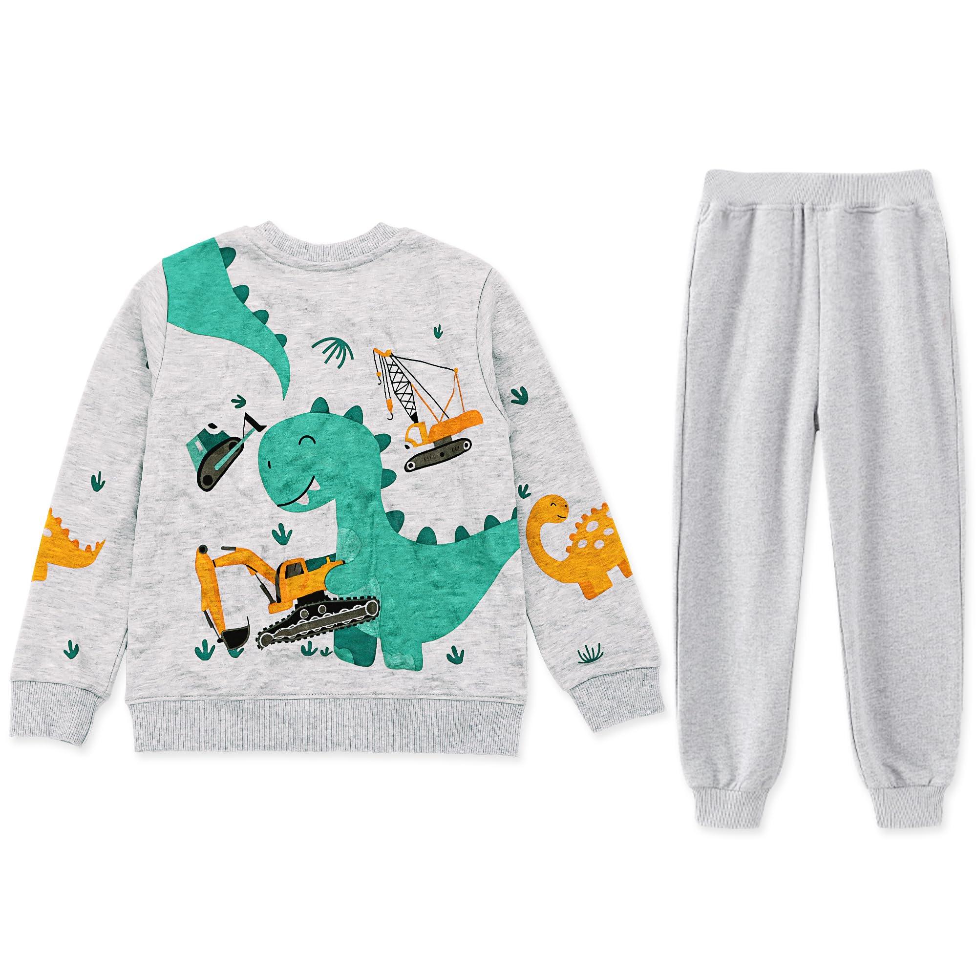 Conjuntos Deportivos para Niños Niña Ropa Traje Otoño Invierno Algodón Casual Animales y Arcoiris Ajustable Cinturón Sudaderas Pantalones Chándal Unisexo Infantil Disfraces 2-7 Años