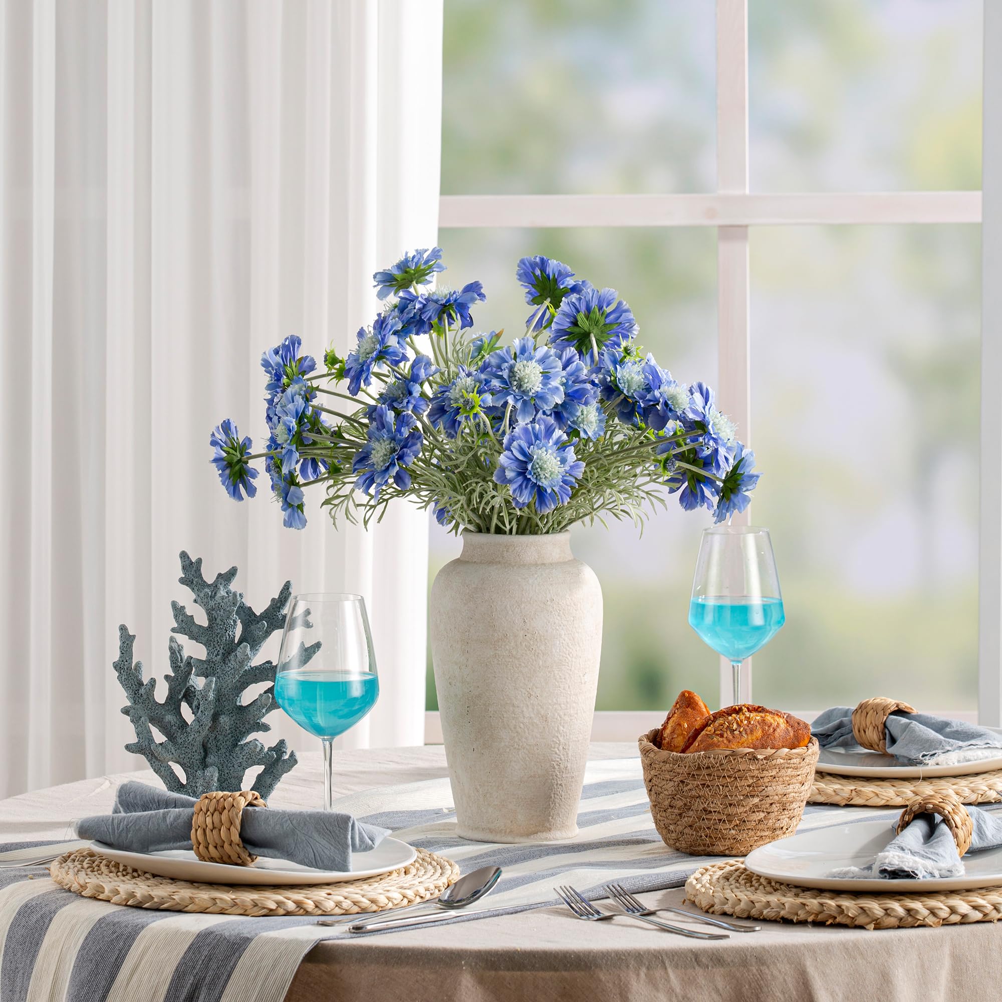 Large White Vase Picks for 2026: 5 Worth Your Shelf 2 ooit Ceramic Flower Vase, Large Flower Vase Tall Rustic Farmhouse Decorative Vas — product photo