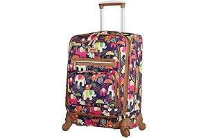 Elephant Themed Designer Luggage Suitcase 20 Inches