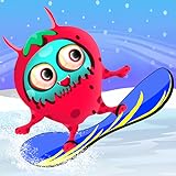 Barry the Berry Snow Monster : The Winter Fun Ski Race - Premium