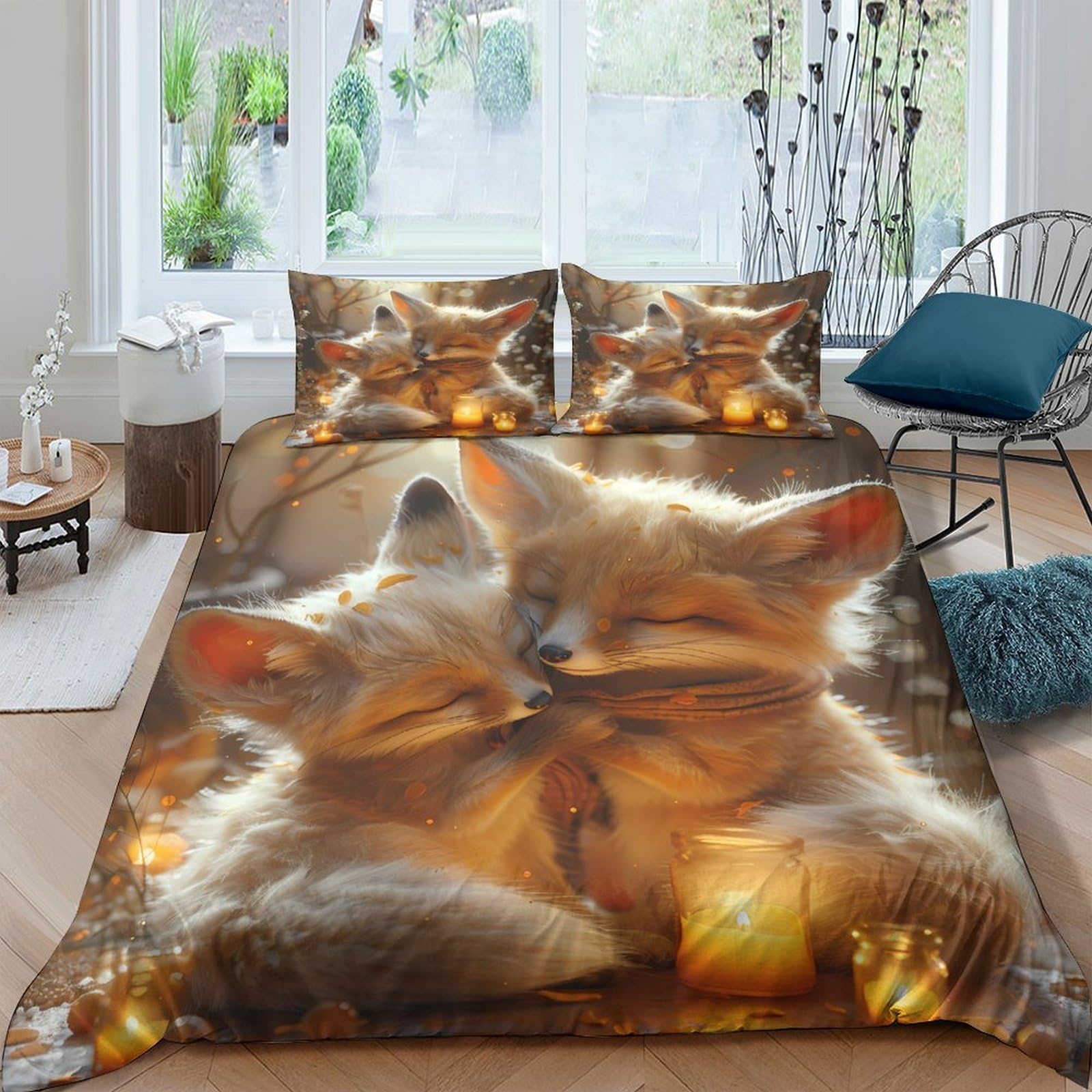 Ctjqhvkz Style-2 3D Printed Sleeping Cat Fitted Sheet Microfiber Soft Brown Animal Bed Cover For Bedroom Dorm Decor Protection Single（135X200cm）