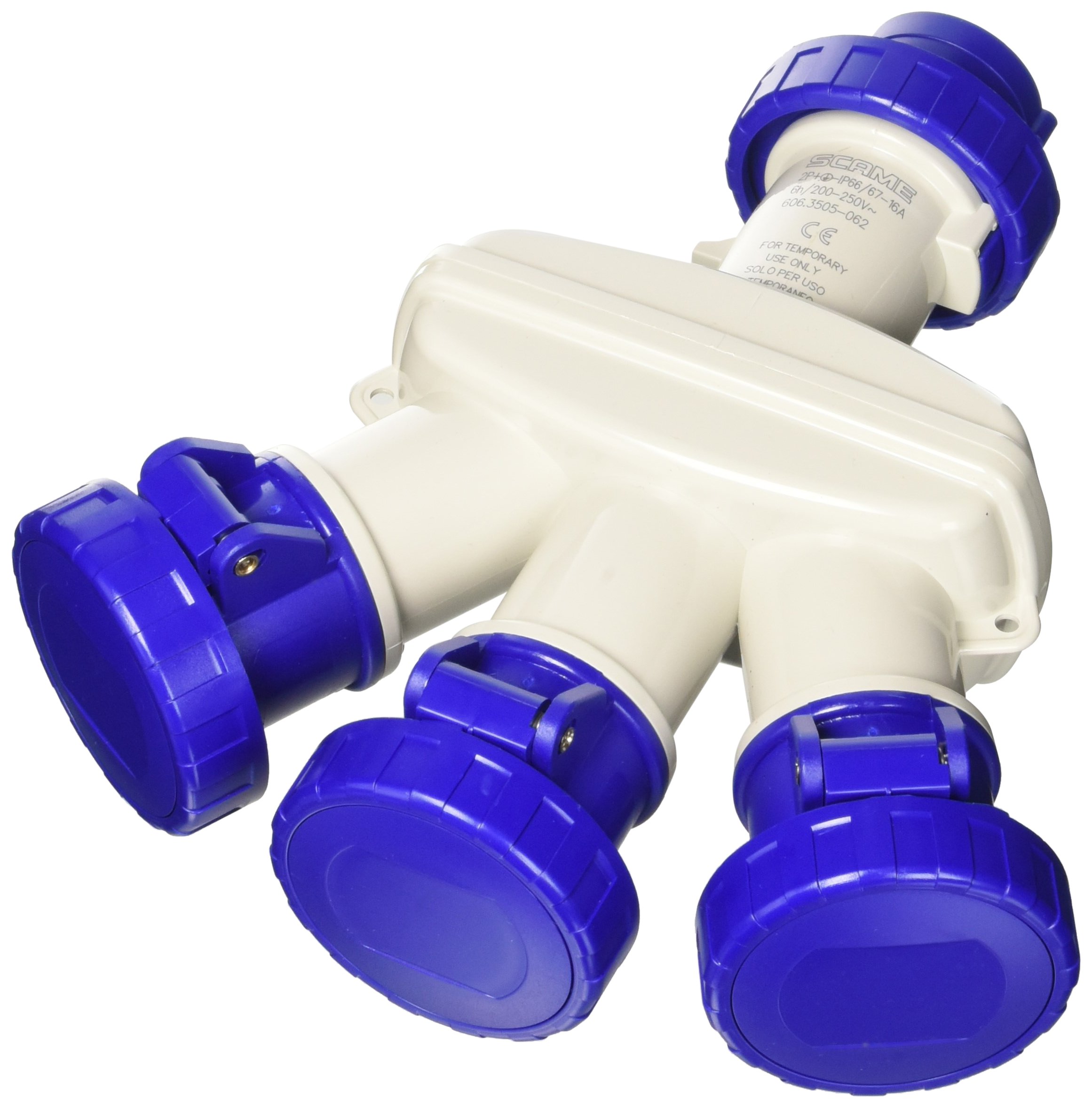 Scame Adapto - Adaptador/a Multiple Clavija Fija 2 Polos+t6h 16a+ip66