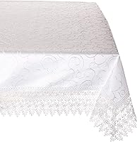 Vista 8 de Flor Lazo clásico Lace diseño Manteles, Rectangular