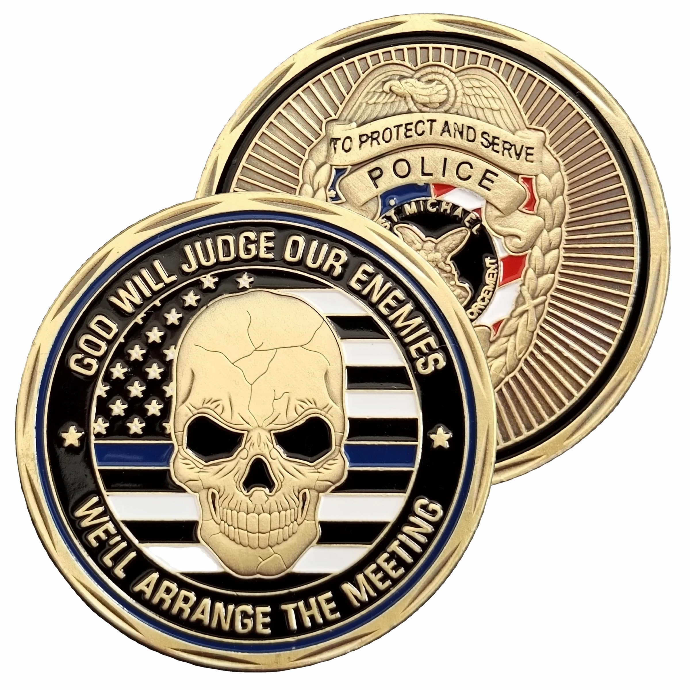 Thank You For Your Service Coins BHealthLife US Police Officer St