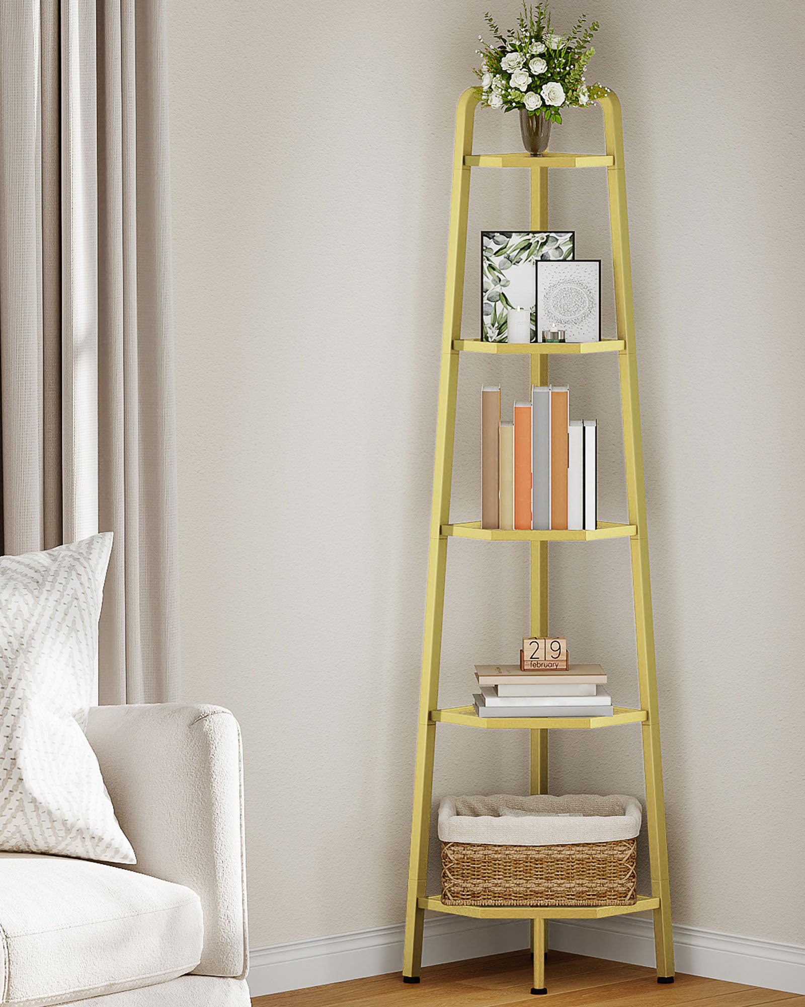 CHOEZON 5-Tier Corner Shelf