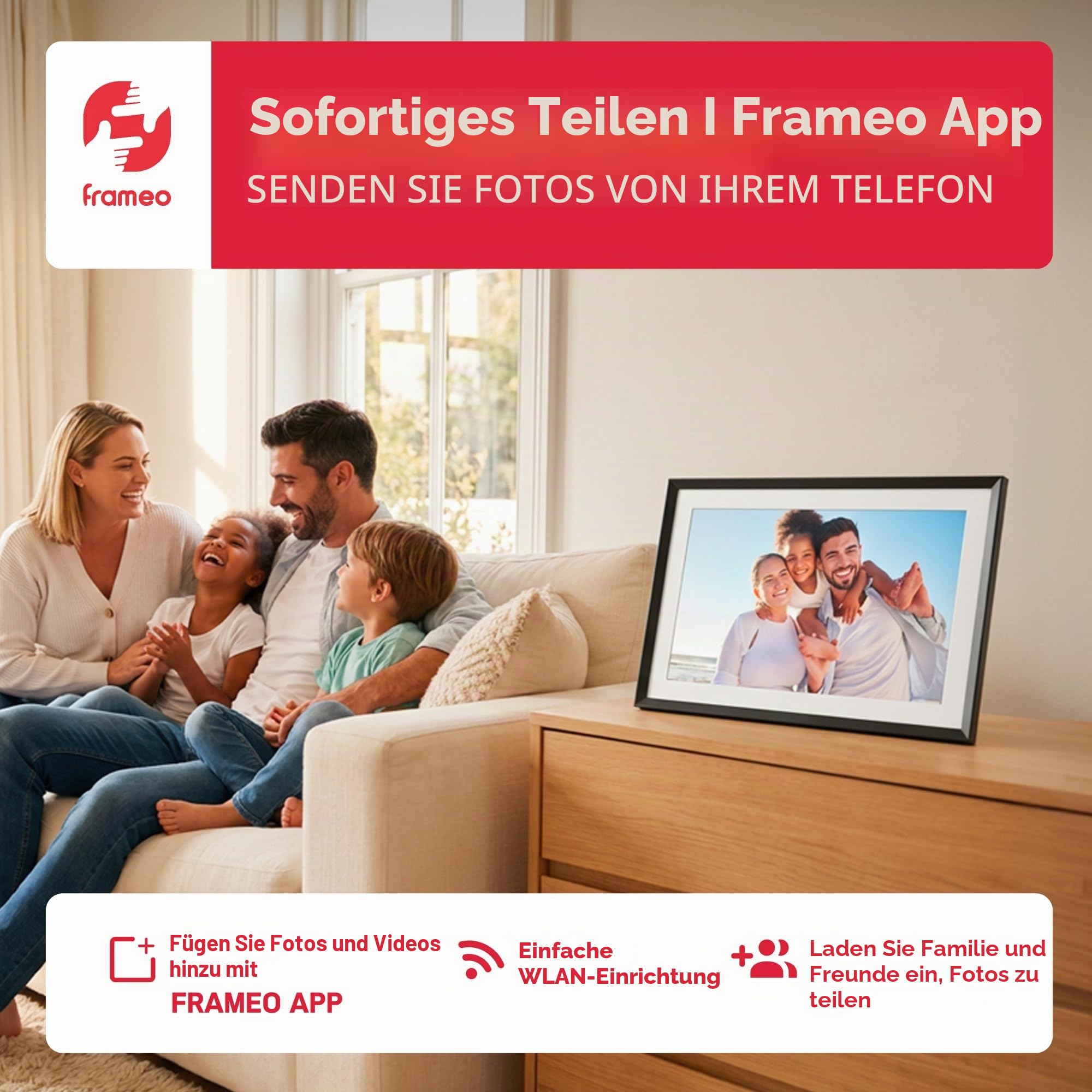 AgfaPhoto AGFA Photo – Digitaler Fotorahmen HD WiFi RealiviewB – Bild 3