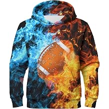 3D Novelty Boys Girls Hoodies, Long Sleeve Pullover Sweatshirt with Front Pocket for Kids Teens