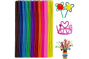 Anvin Fuzzy Craft Stems 9 Feet Black - DIY Craft Creations