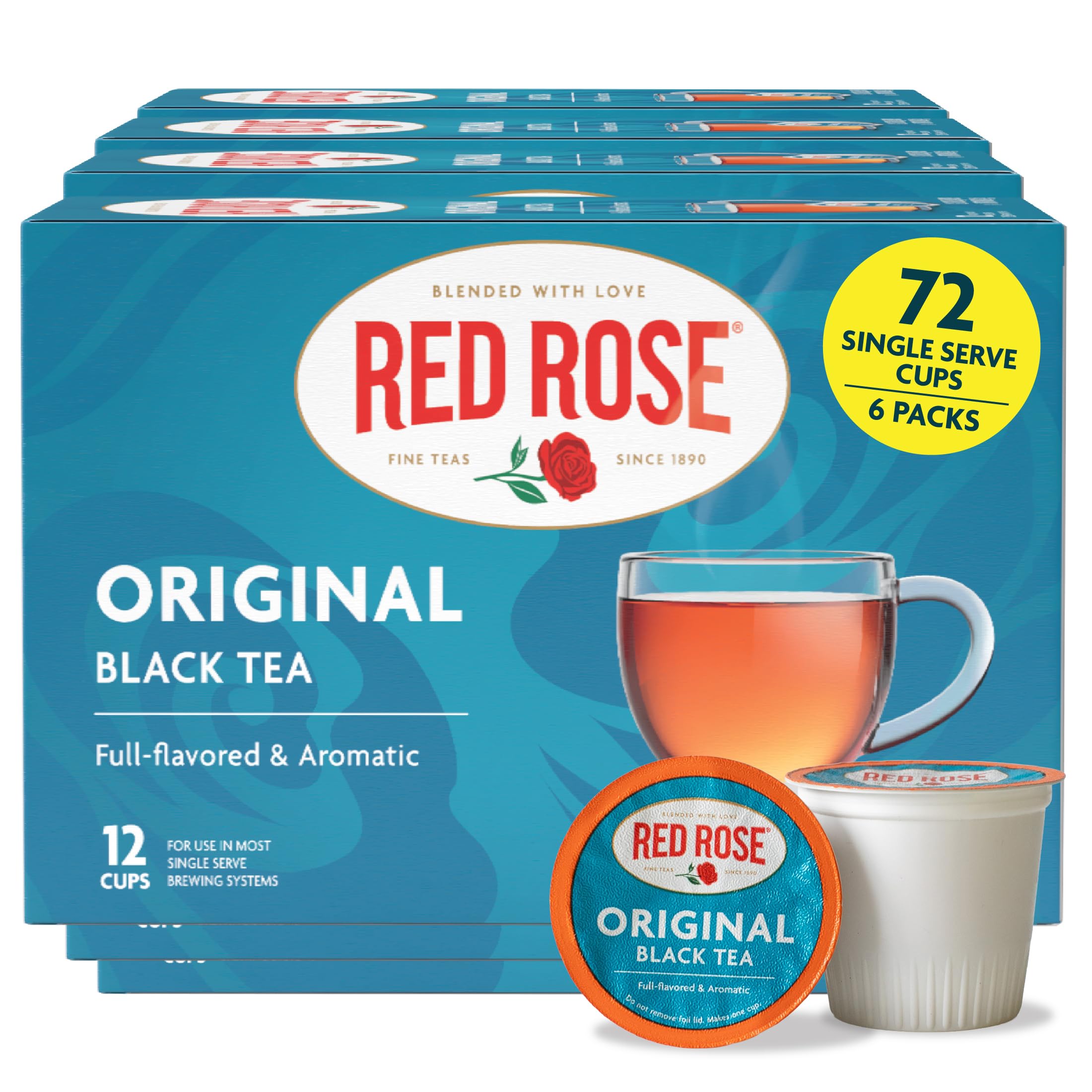 Red Rose Black Tea K-Cups