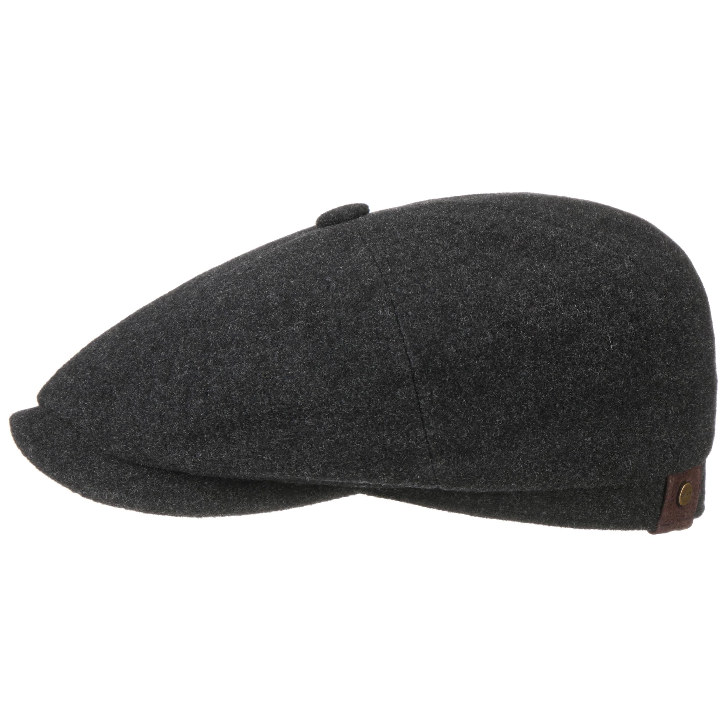 Stetson Hatteras Noir Flat Cap All-Year Cashmere Blend Men Women