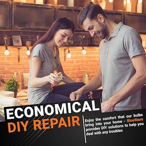 Miniatura 7 de BlueStars Bombilla LED E17 T7 de 2 W, 120 V (equivalente a 25 W), 2700 K blanco cálido, 220 lm para horno microondas, campana extractora,