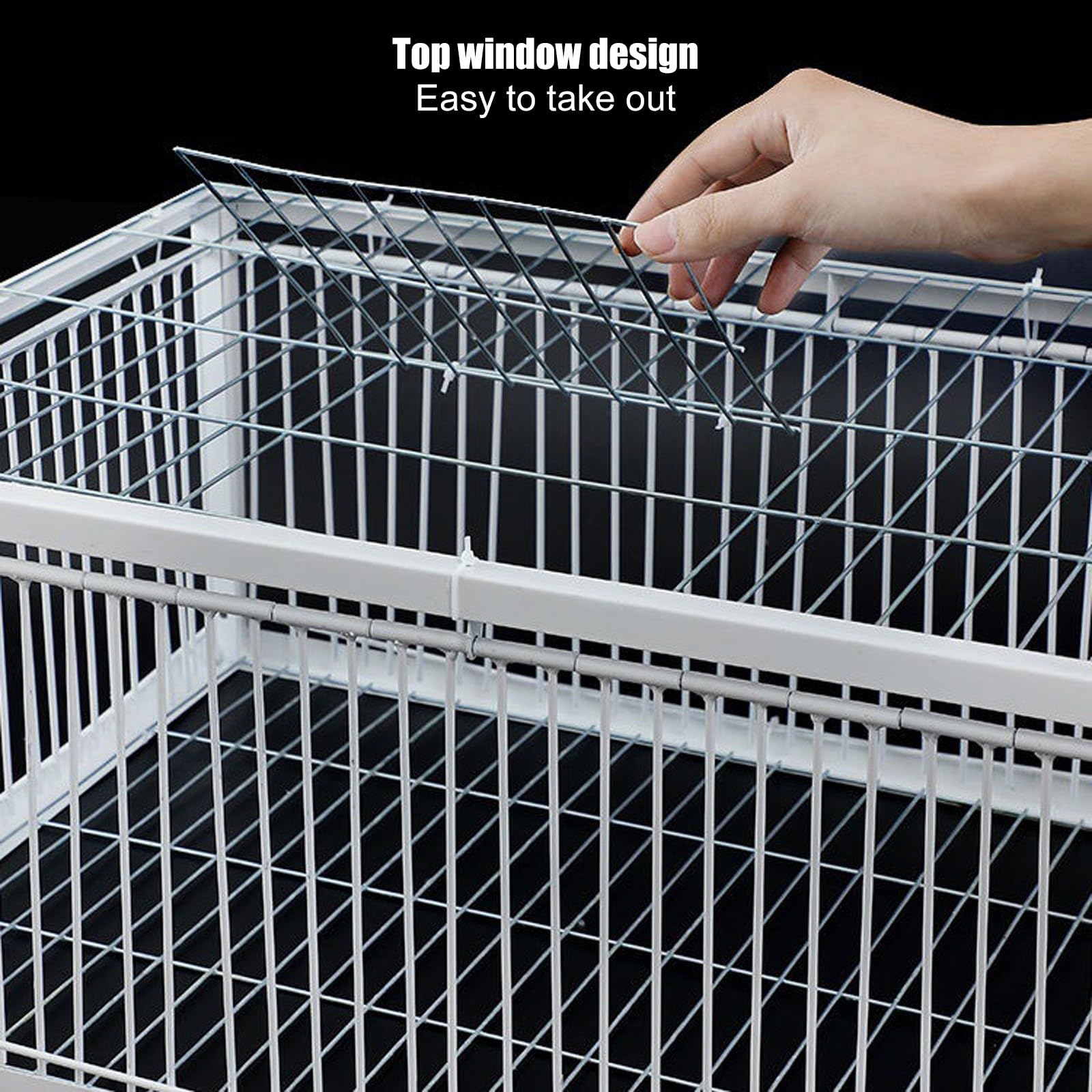 Jaula De Pájaros Trampa, Jaula Trampa pajaros o Jaula Trampa Palomas, Jaulas para Pájaros con Entrada Unidireccional, con Diseño A Prueba De Escape, para Gorriones, Palomas Y Aves (Size : 70x4