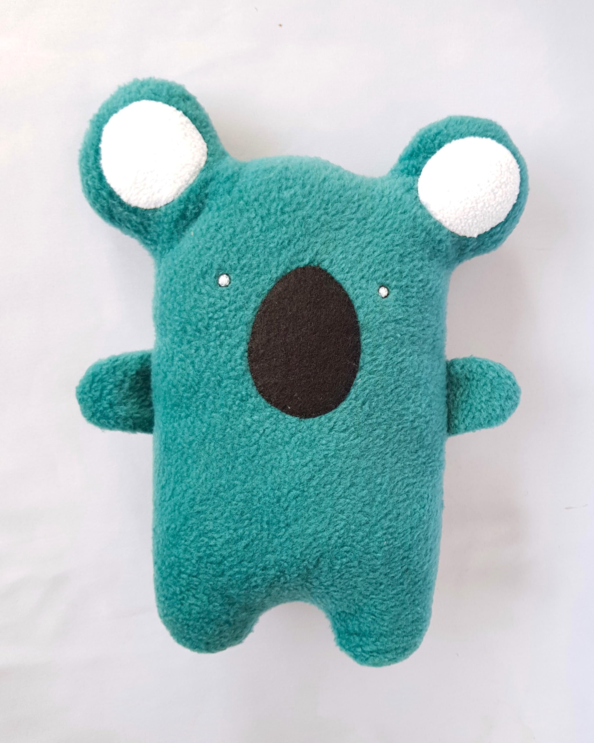 Peluche doudou koala bleu vert pour apaiser le sommeil de bébé
