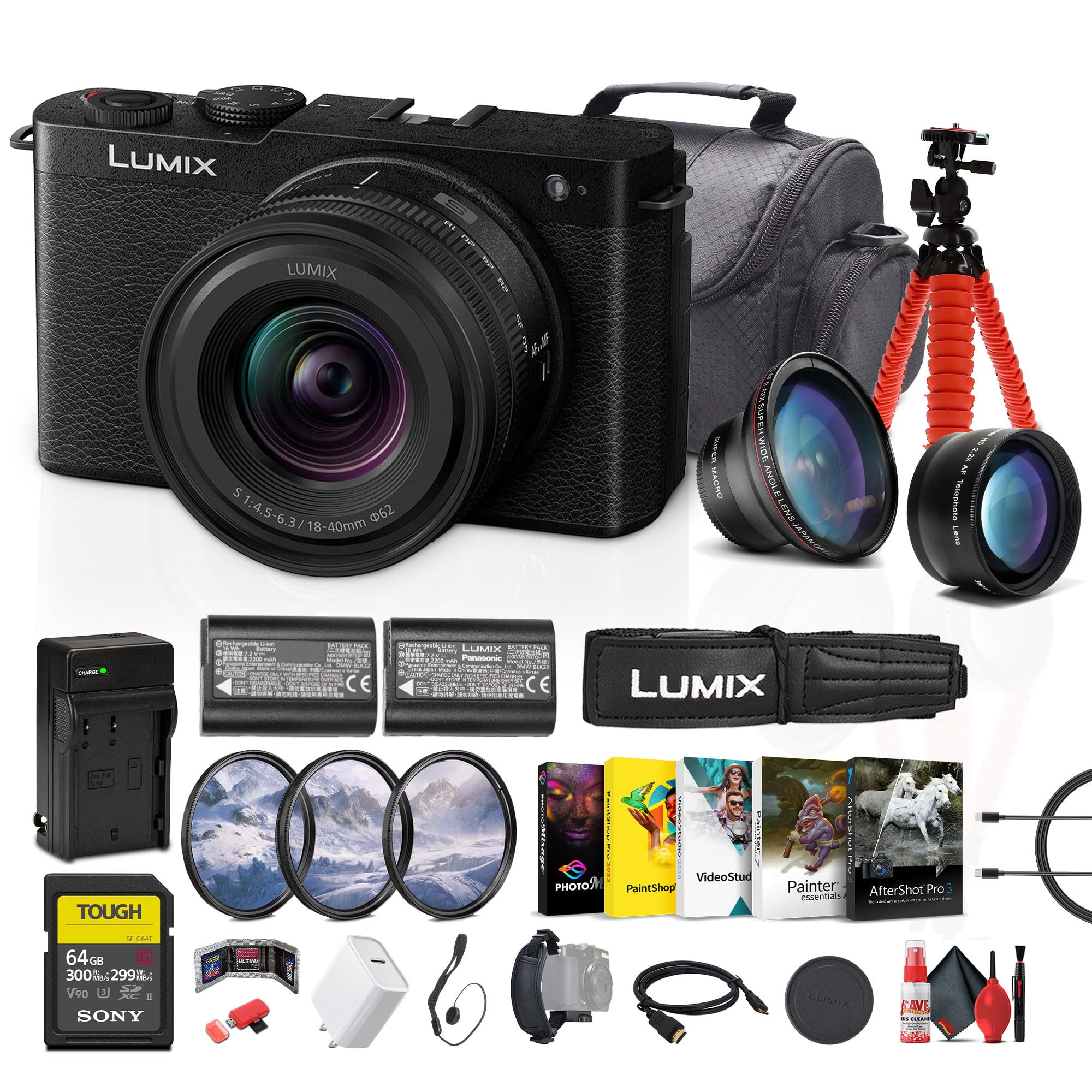 Amazon.com : Panasonic Lumix S9 Full Frame Mirrorless Camera with