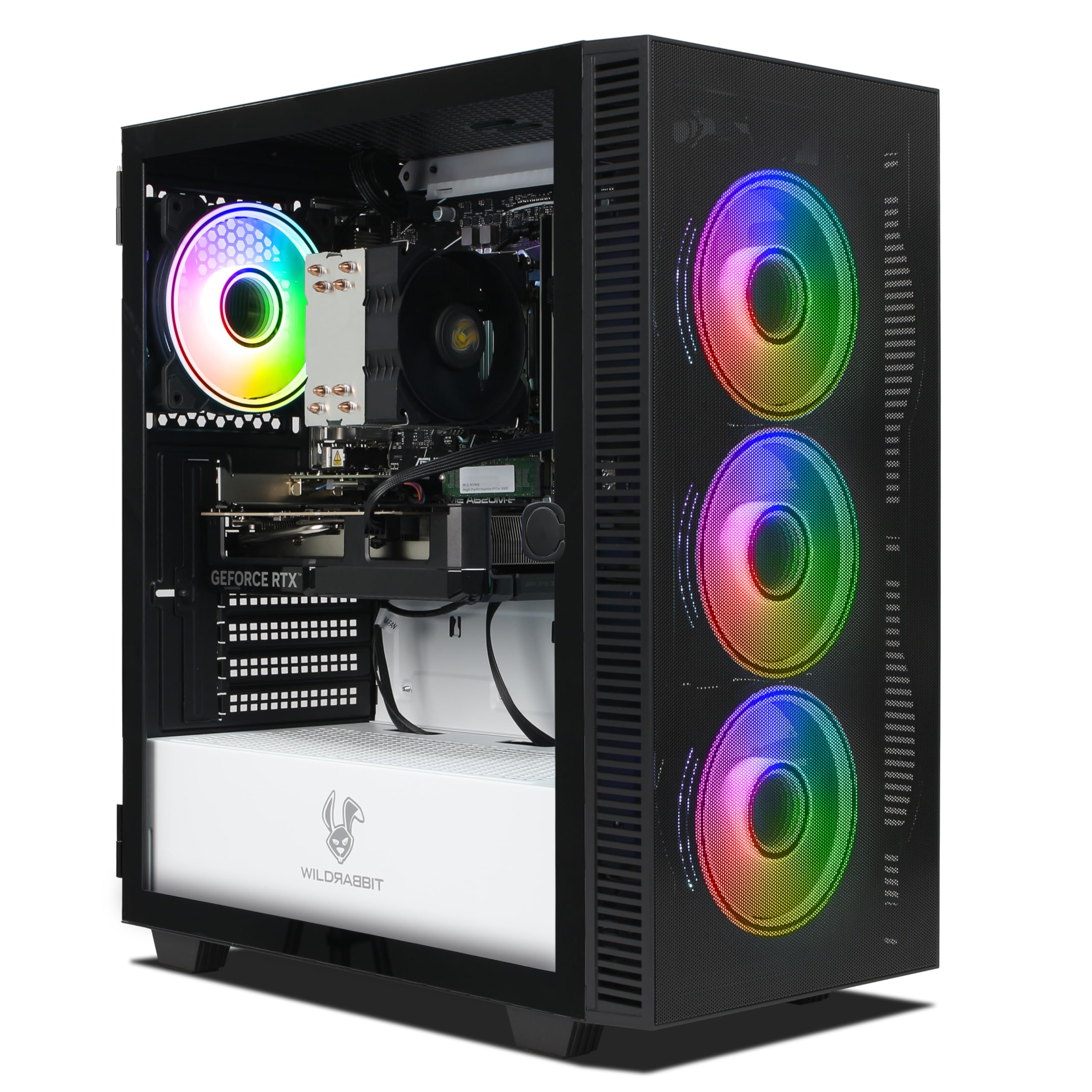 Ankermann Nexo Gaming PC | AMD Ryzen 5 9600X | Nvidia GeForce RTX 5060 Ti 16GB | 32GB DDR5 RAM | 1TB NVMe SSD | Windows 11 | WiFi & Bluetooth