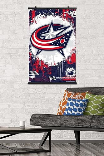 Miniatura 2 de Trends International NHL Columbus Blue Jackets - Póster de pared con logotipo Maximalist 23
