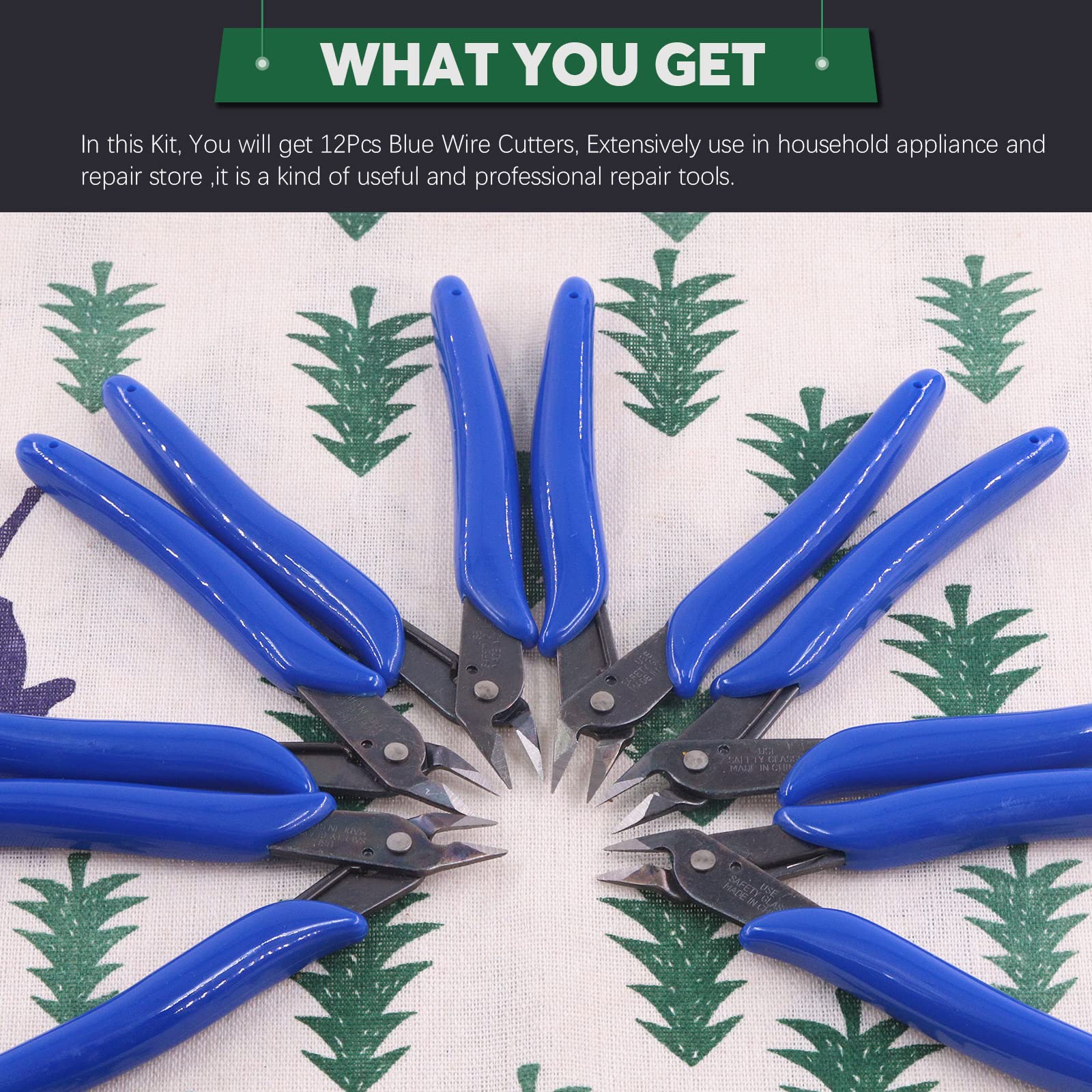 Keadic Wire Cutters - 12 Pcs Precision Cutters -7