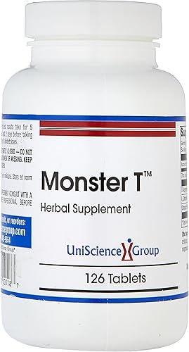 Monster T, natural testosterona Apoyo, 126tabletas