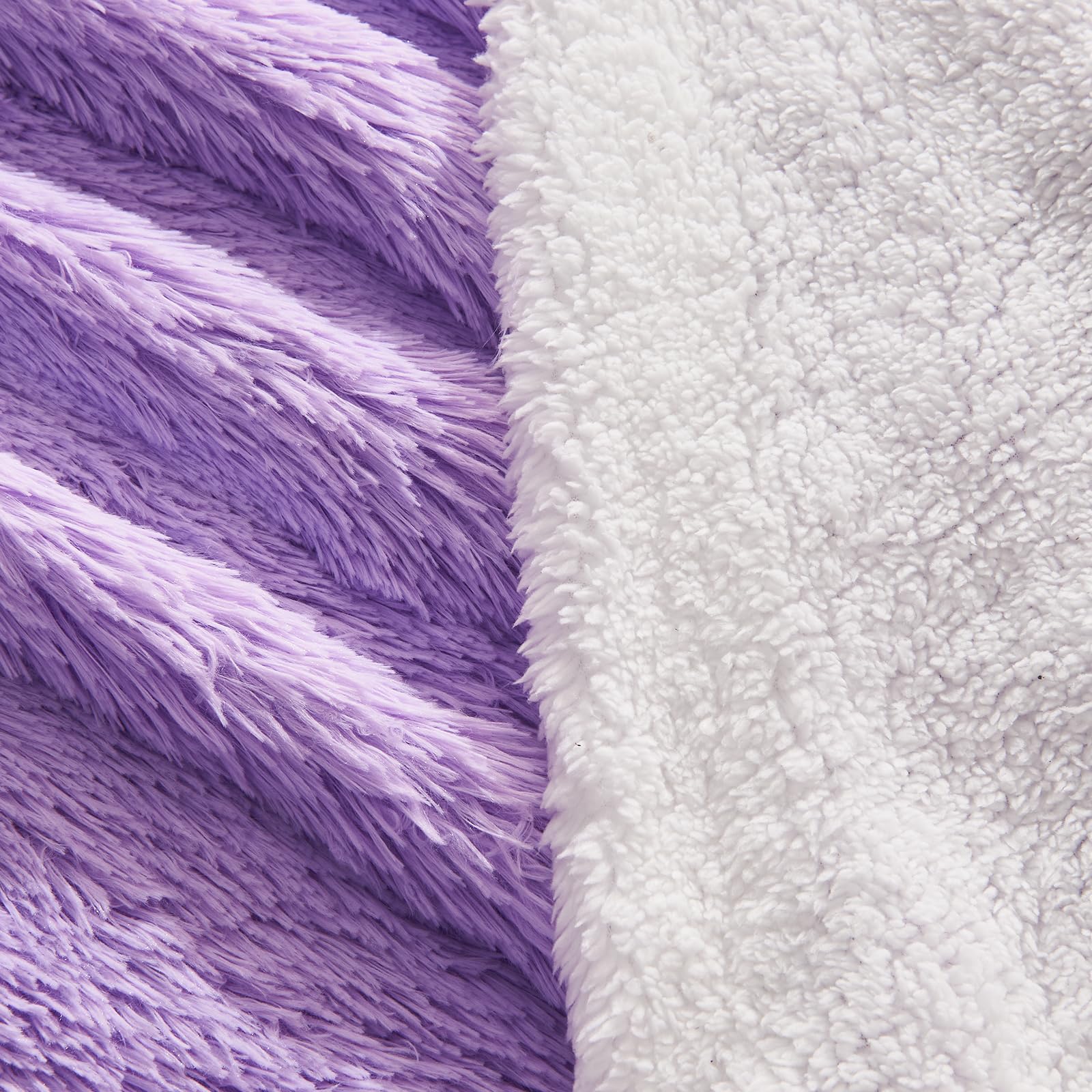 EMME Faux Fur Blanket, 220 x 240cm, Fluffy Bed Throw Fleece Blanket, Super Soft, Thick and Elegant - Image 2